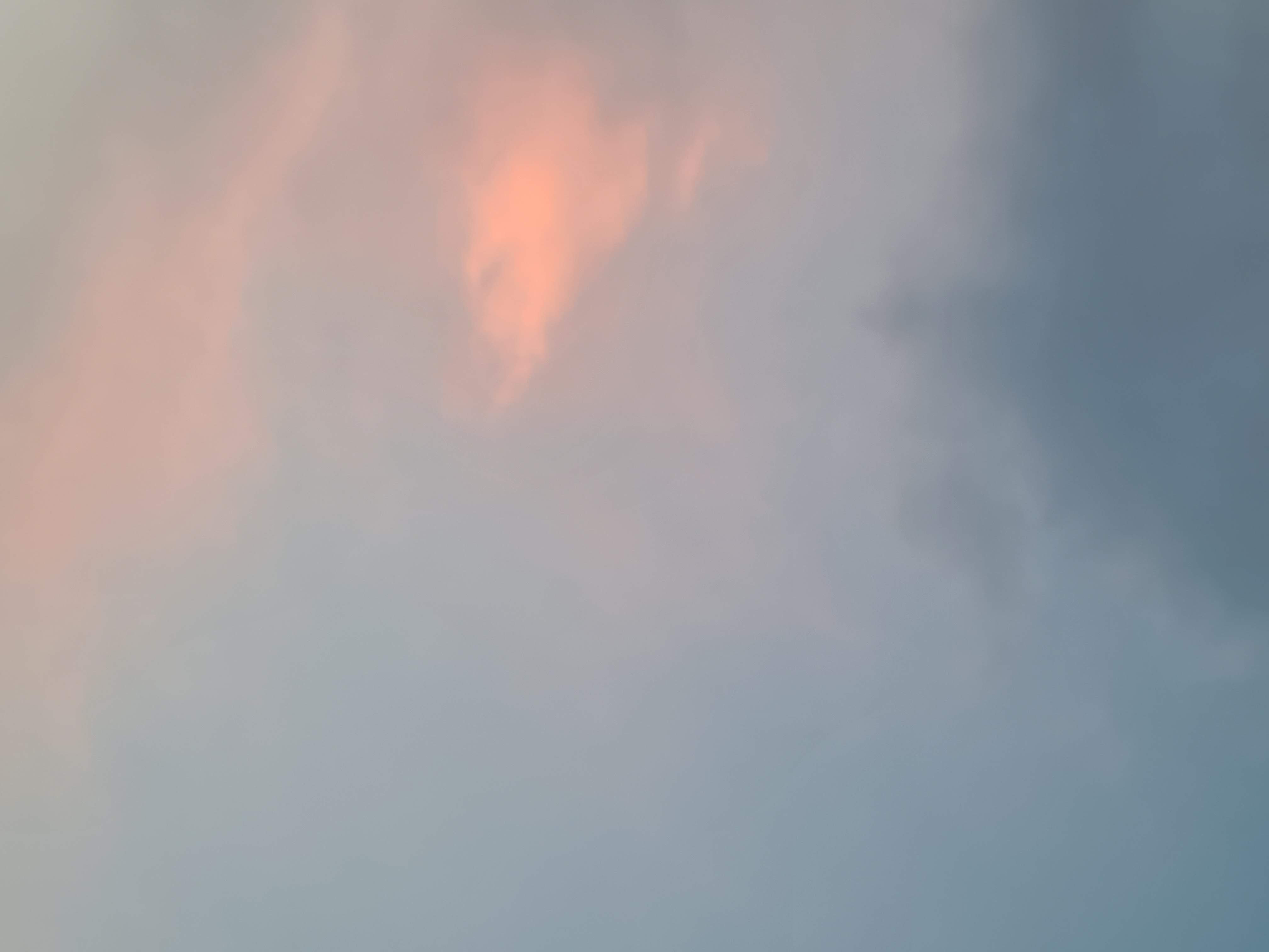 a blue sky