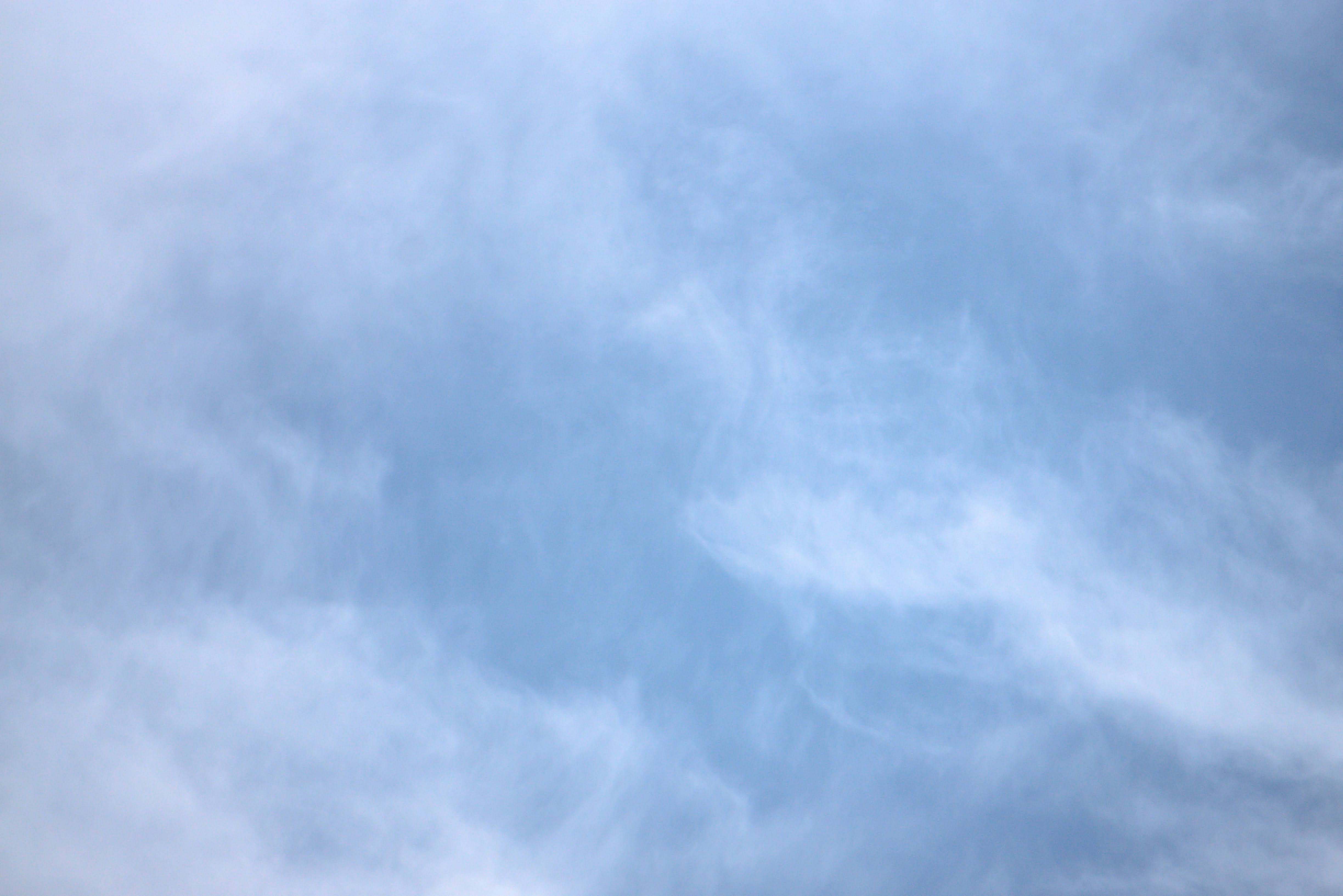 a blue sky