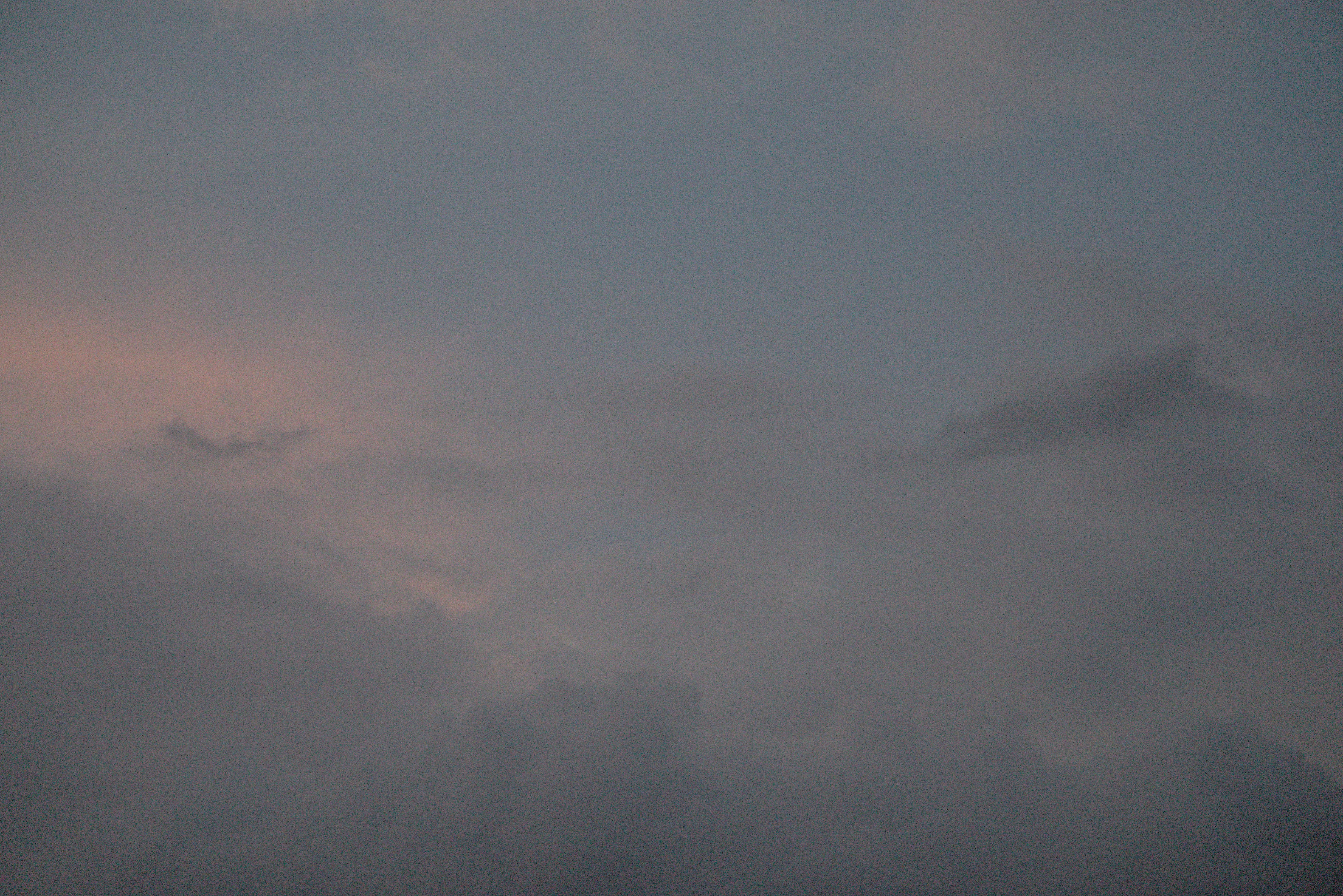 a blue sky