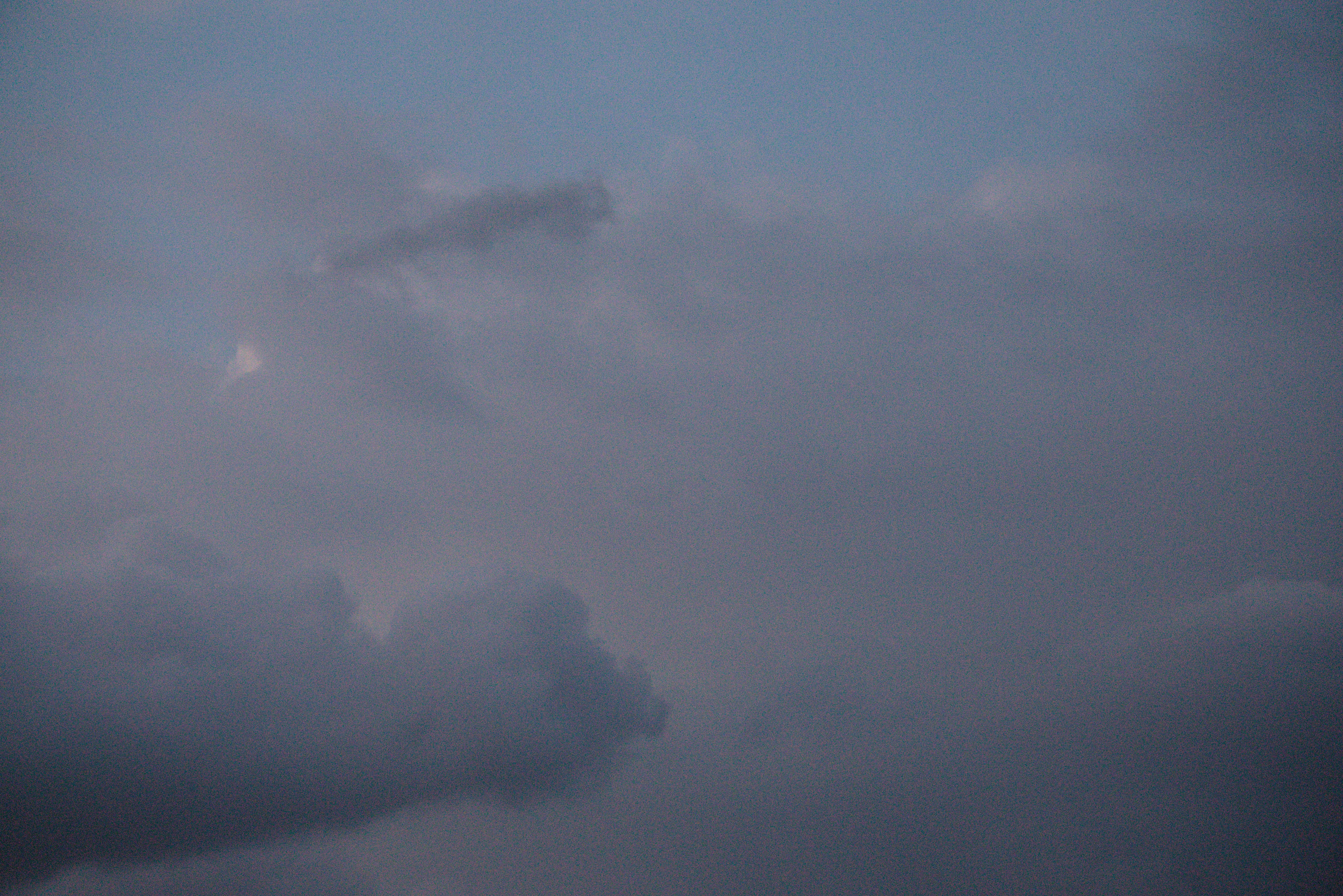 a blue sky
