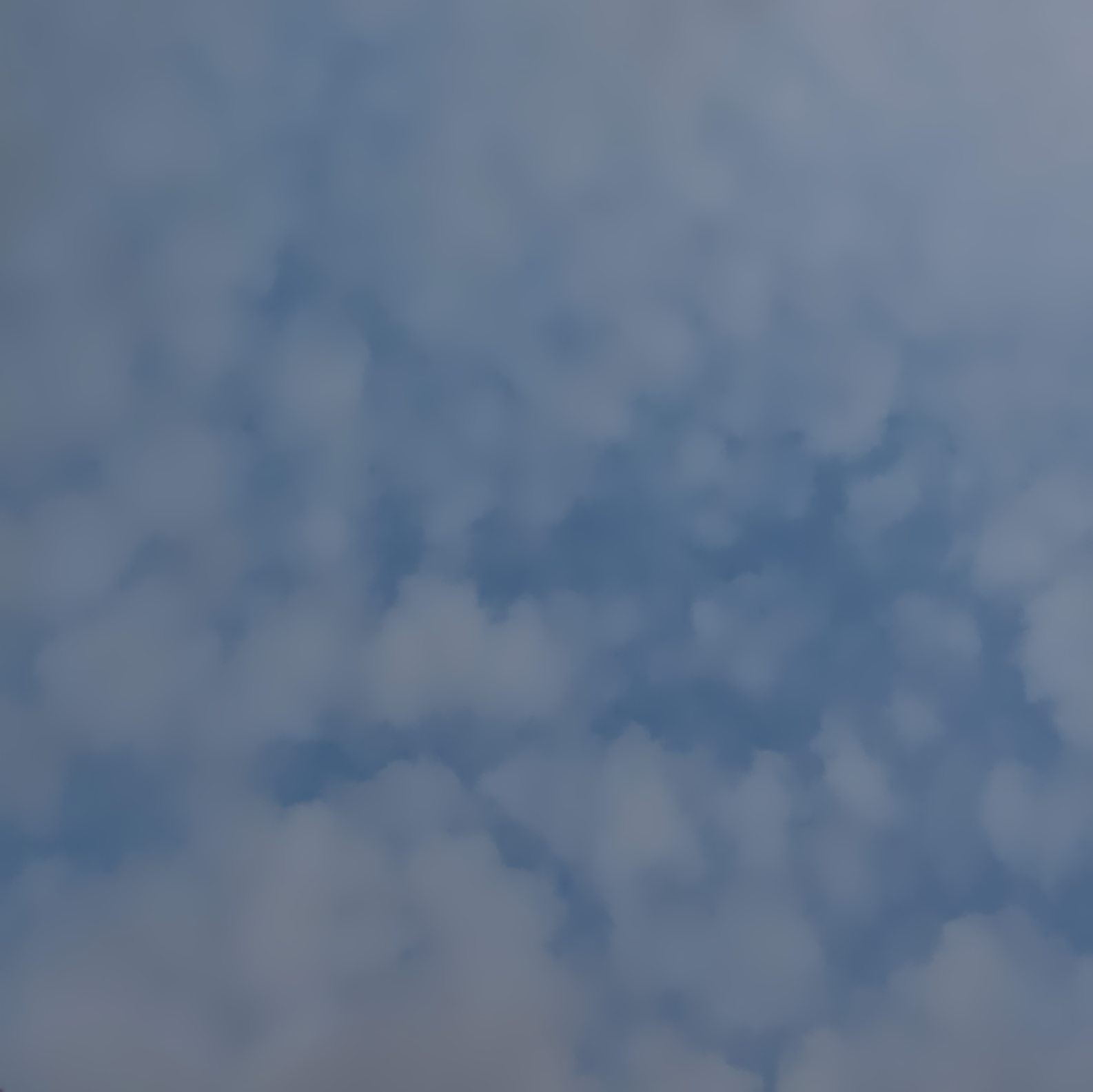 a blue sky